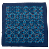 Cass Blue Mac-Inspired 33cm Pocket Square